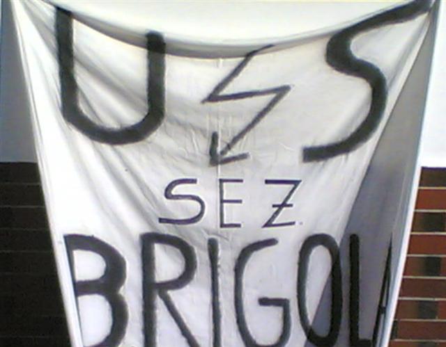 striscione us brigola